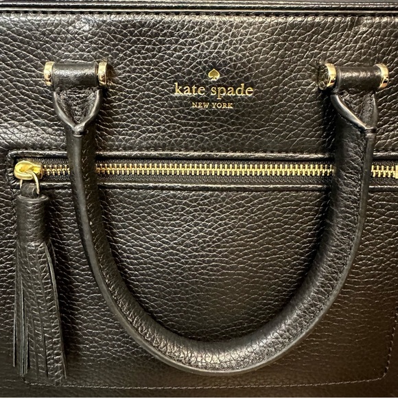 Kate Spade Black Leather Handbag - Picture 6 of 9